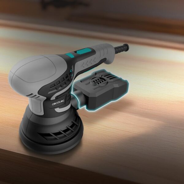 Imagen 8 Lijadora rotorbital PerfectSurface 350 Rotate de Cecotec con 350 W de potencia, control de velocidad ajustable y diseño ergonómico para acabados profesionales.