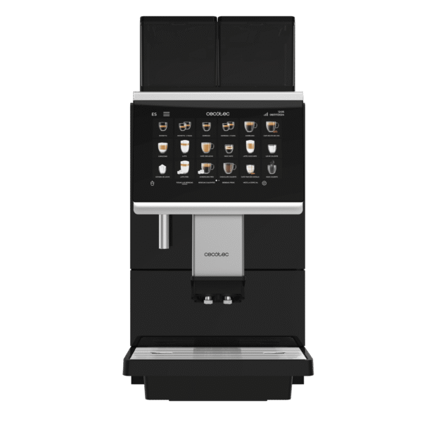Imagen 2 Cafetera superautomática Cremmaet Lounge de Cecotec con 19 bares y sistema Thermoblock. Disfruta de cafés recién molidos con un diseño compacto y elegante.