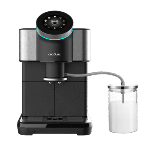 Imagen 2 Cafetera superautomática Cremmaet Spin de Cecotec con 19 bares y Thermoblock. Café recién molido al instante con panel táctil y diseño compacto y moderno.