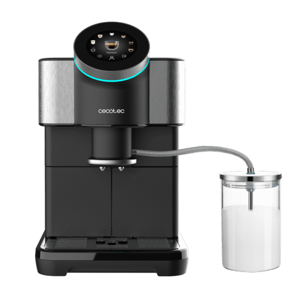 Imagen 2 Cafetera superautomática Cremmaet Spin de Cecotec con 19 bares y Thermoblock. Café recién molido al instante con panel táctil y diseño compacto y moderno.