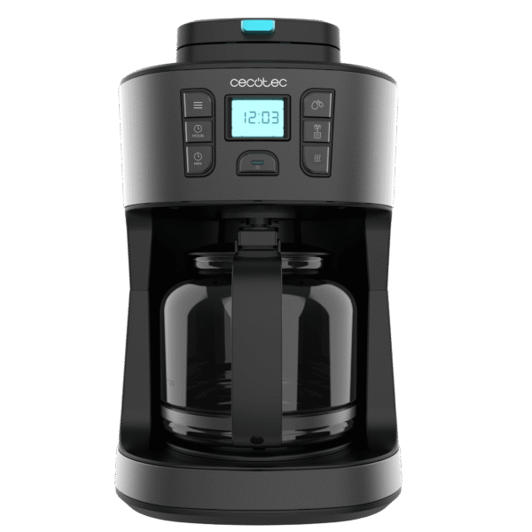 Imagen 2 Cafetera de goteo Coffee 66 Grind & Drop de Cecotec con molinillo integrado, 1000 W de potencia y capacidad para 12 tazas. Café recién molido con aroma intenso.