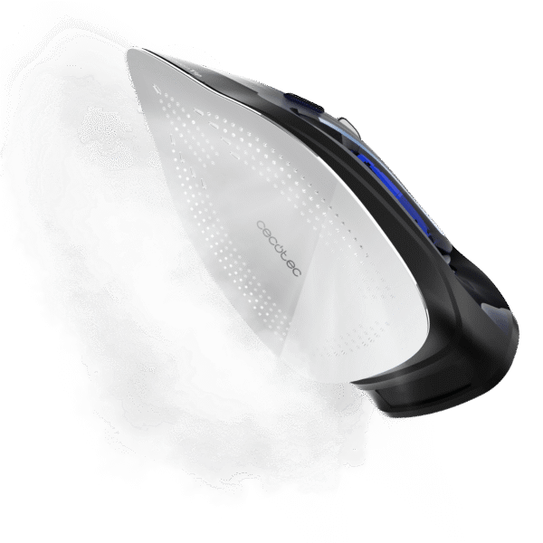 Imagen 4 Plancha de vapor IronHero 3200 Force Anodized de Cecotec con 3200 W, golpe de vapor de 270 g/min y suela anodizada ultradeslizante de alta resistencia y durabilidad.