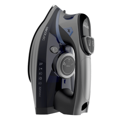 Imagen 2 Plancha de vapor Cecotec IronHero 3200 Smart Absolute con 3200 W, golpe de vapor de 270 g/min, suela anodizada ultra-deslizante y pantalla LCD de control.