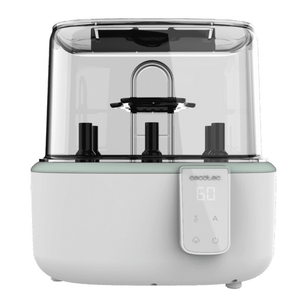 Imagen 2 Esterilizador digital Cecotec para hasta 6 biberones. Ciclo rápido de 8 minutos con soporte para tetinas. Higiene máxima y seguridad total para tu bebé.