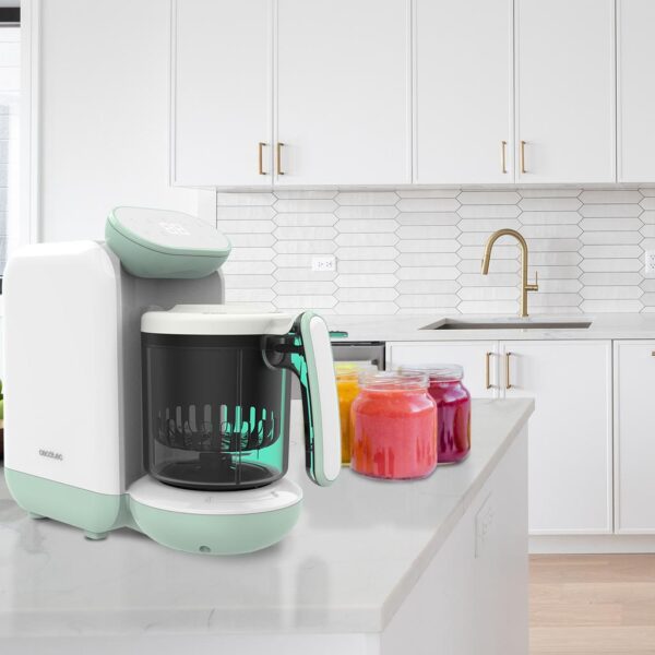 1907-Imagen-7 Imagen 7 Prepara comidas saludables para tu bebé con Nana BabyCare. El procesador de alimentos de Cecotec que cocina al vapor y tritura frutas, verduras y carnes fácilmente.