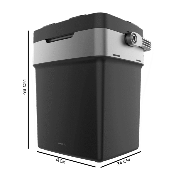 Imagen 3 Nevera portátil Cecotec de 29L con función frío y calor (8ºC-65ºC). Conexión 12V/220V ideal para coches y caravanas con alta eficiencia energética clase D.