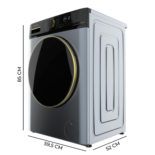 Imagen 3 Lavadora frontal CECOTEC Bolero DressCode 8610 Inverter Ice Blue de 8 Kg, eficiencia clase A y 1400 RPM. Incluye 15 programas y motor Inverter Plus.