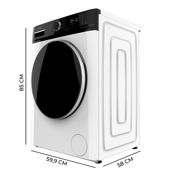 Imagen 3 Lavadora CECOTEC Bolero DressCode 9610 Inverter A blanca. 9 Kg de capacidad, 1400 RPM y clase energética A. Incluye motor Inverter Plus y tecnología Steam Max.
