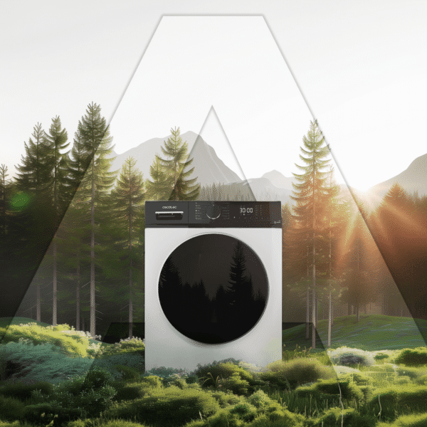 Imagen 6 Lavadora CECOTEC Bolero DressCode 9610 Inverter A blanca. 9 Kg de capacidad, 1400 RPM y clase energética A. Incluye motor Inverter Plus y tecnología Steam Max.