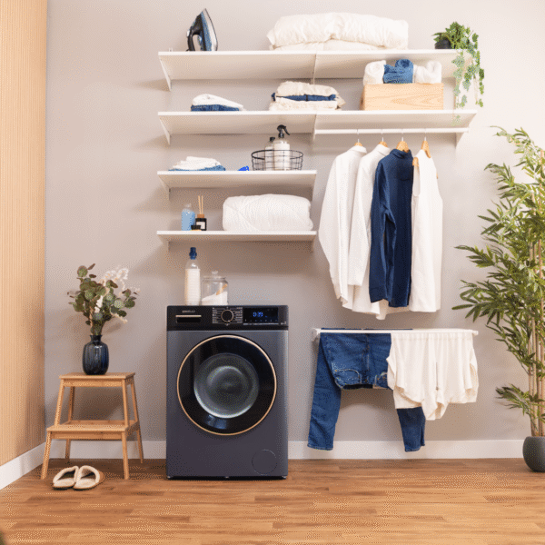 Imagen 5 Lavadora Cecotec Bolero DressCode 10610 Inverter Ice Blue. Carga frontal, capacidad de 10 kg, 1400 RPM y clase A. Motor Inverter Plus y Steam Max.