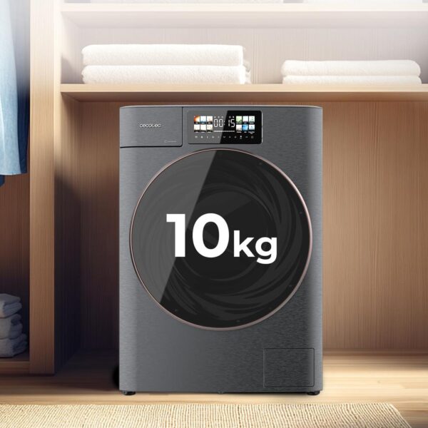 Imagen 6 Lavadora Bolero DressCode 10950 Autodose Inverter 3D Steel de 10 kg y 1400 rpm. Incluye sistema Autodosis, Motor Inverter Plus, vapor SteamMax y eficiencia A.