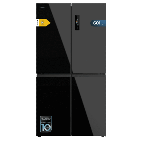 Frigorífico combi retro rojo Cecotec Bolero CoolMarket Combi Origin 294 Red E con sistema Total No Frost