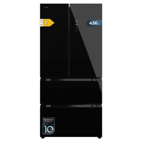 Frigorífico combi retro rojo Cecotec Bolero CoolMarket Combi Origin 294 Red E con sistema Total No Frost