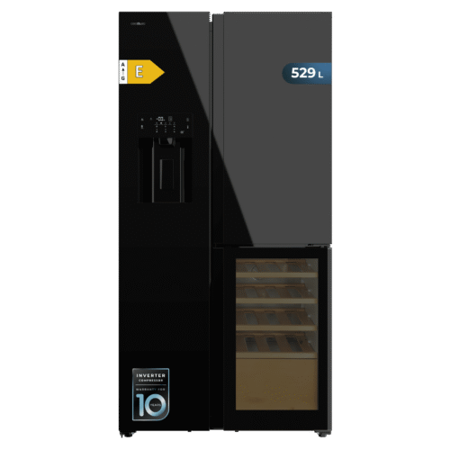 Frigorífico combi retro rojo Cecotec Bolero CoolMarket Combi Origin 294 Red E con sistema Total No Frost