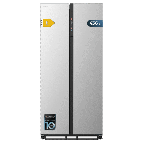 Frigorífico combi retro rojo Cecotec Bolero CoolMarket Combi Origin 294 Red E con sistema Total No Frost