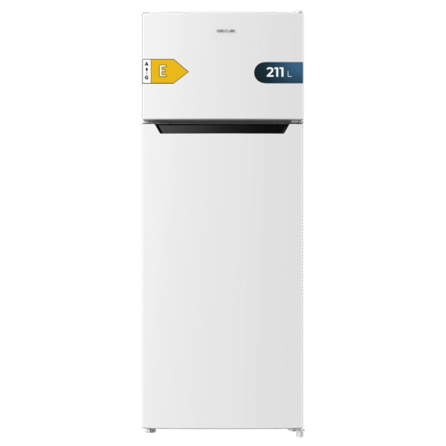 Frigorífico combi retro rojo Cecotec Bolero CoolMarket Combi Origin 294 Red E con sistema Total No Frost