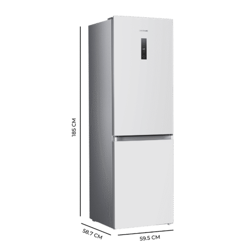 Imagen 2 Frigorífico combi Cecotec Bolero CoolMarket 290 White de 185 cm, 290L de capacidad, Total No Frost y eficiencia clase E. Diseño funcional en color blanco.