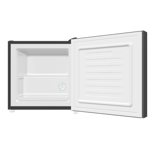 Imagen 2 Mini congelador Bolero CoolMarket TT 31 Dual Grey Glass E de 31L. Diseño en cristal gris, función dual y eficiencia clase E. Ideal para espacios reducidos.