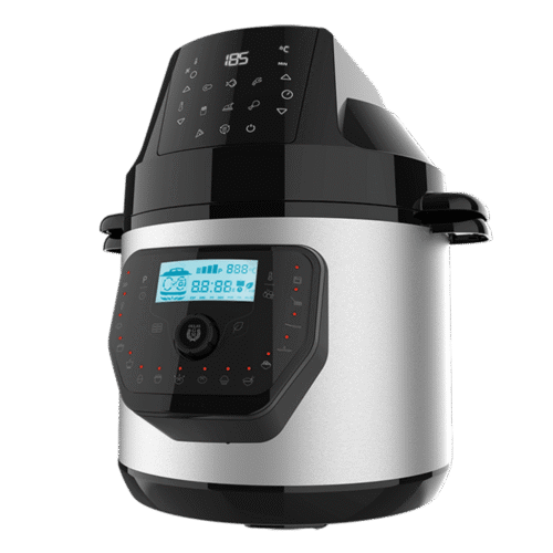 Imagen 2 Olla GM H Deluxe Fry: robot de cocina programable 6L con cabezal de aire, báscula y tapa Advance. Cocina a presión y hornea con temperatura ajustable 24h.
