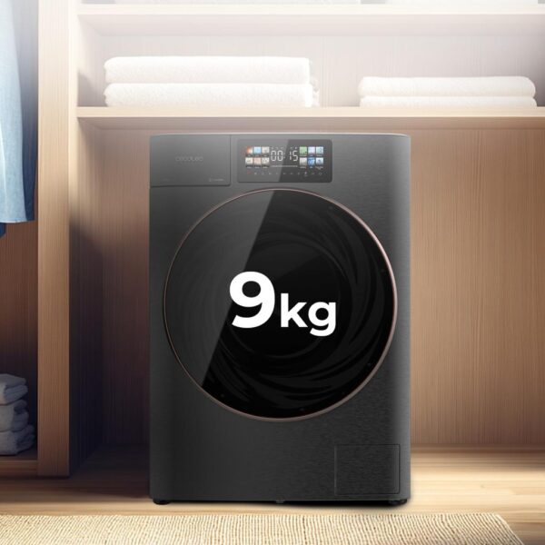 Imagen 6 Lavadora de carga frontal Bolero Dresscode 9950 Autodose Inverter 3D Steel A de 9 kg. 1400 rpm, motor Inverter Plus, pantalla 9,2 y clase energética A.