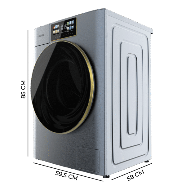 Imagen 3 Lavadora Cecotec Bolero DressCode 9950 Autodose Inverter 3D Ice Blue. Capacidad de 9 kg, 1400 rpm, motor Inverter Plus, autodosis y eficiencia energética A.