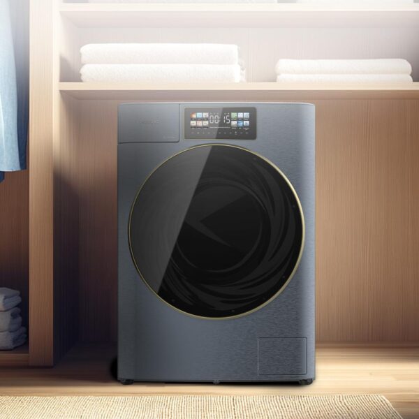 Imagen 8 Lavadora Cecotec Bolero DressCode 9950 Autodose Inverter 3D Ice Blue. Capacidad de 9 kg, 1400 rpm, motor Inverter Plus, autodosis y eficiencia energética A.