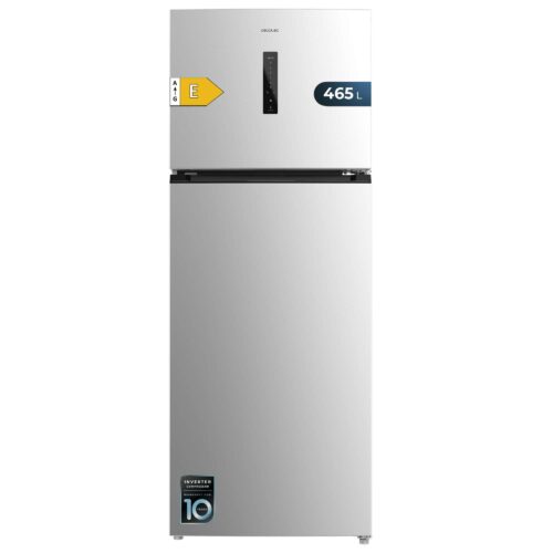 Imagen 2 Frigorífico Cecotec Bolero CoolMarket 2D 465 NF Inox E de 465 L con tecnología Total No Frost, eficiencia clase E y un elegante diseño en acero inoxidable.
