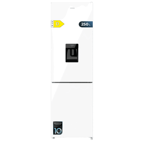 Frigorífico combi retro rojo Cecotec Bolero CoolMarket Combi Origin 294 Red E con sistema Total No Frost