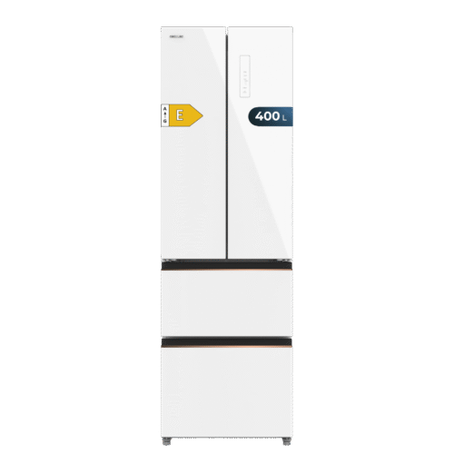 Frigorífico combi retro rojo Cecotec Bolero CoolMarket Combi Origin 294 Red E con sistema Total No Frost