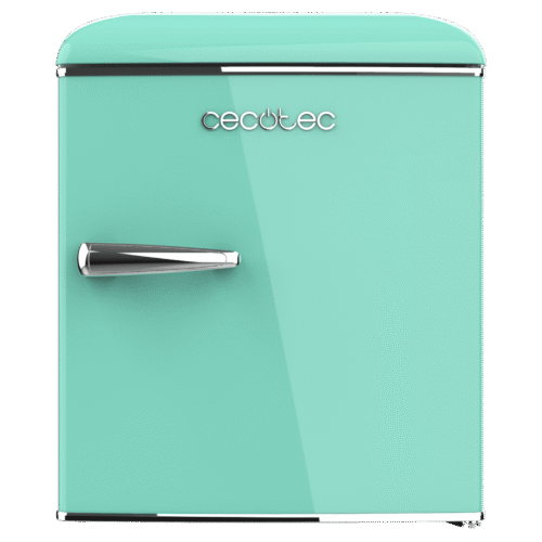 Imagen 2 Mini frigorífico retro Bolero CoolMarket TT Origin 45 Green E con 45 litros de capacidad, diseño vintage en color verde y clasificación energética clase E.
