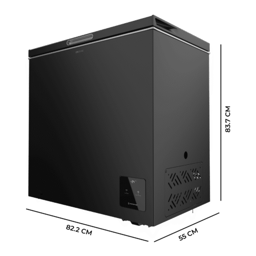 Imagen 2 Congelador horizontal Bolero CoolMarket Chest 199 Black E con 199L de capacidad, tecnología Inverter Plus, clase energética E y función dual frigorífico.