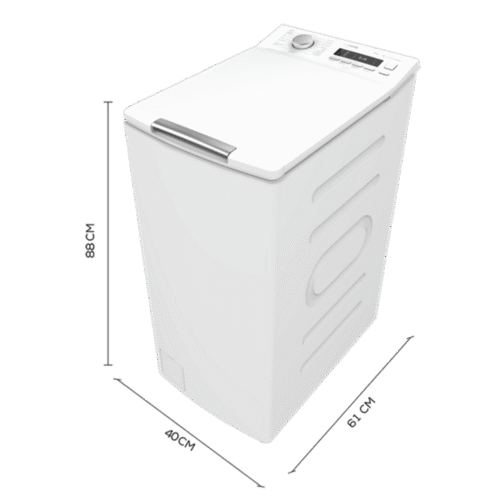 Imagen 2 Lavadora de carga superior Cecotec Bolero DressCode Top Max 80 Inverter A. Capacidad de 8 kg, 1300 rpm, motor Inverter Plus, 16 programas y clase A.