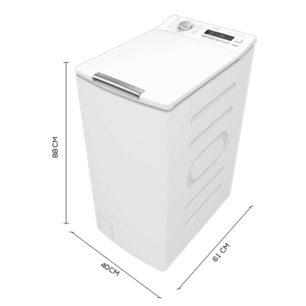 Imagen 2 Lavadora de carga superior Cecotec Bolero DressCode Top Max 80 Inverter A. Capacidad de 8 kg, 1300 rpm, motor Inverter Plus, 16 programas y clase A.