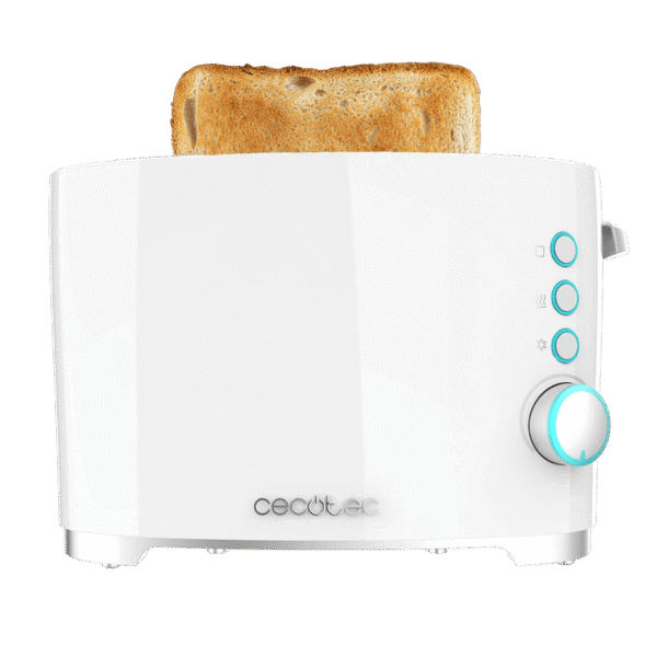 Imagen 3 Tostadora Toast&Taste Double W de 650 W con capacidad para dos tostadas. Incluye 7 niveles de potencia, funciones descongelar y recalentar, y pinzas incluidas.