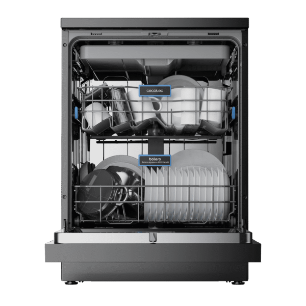 221-Imagen-3 Imagen 3 Lavavajillas Bolero Aguazero 6210 Dark D de 60 cm con capacidad para 15 cubiertos, clase energética D, 14 programas, pantalla FullColor XXL y sistema Dry+.