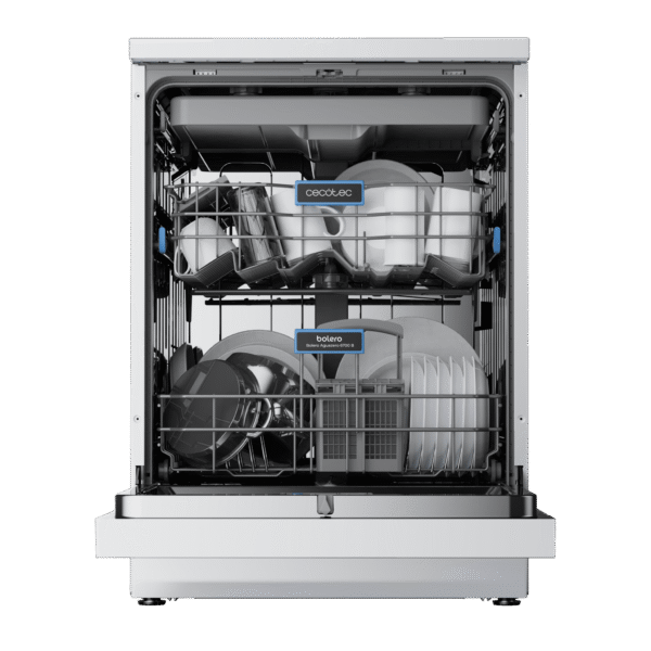 222-Imagen-3 Imagen 3 Lavavajillas de 60 cm con capacidad para 15 cubiertos, eficiencia energética clase B, motor Inverter Plus y sistema Turbo Dry+ para un secado impecable.