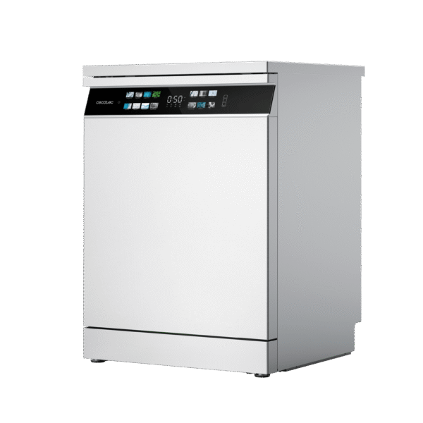 222-Imagen-5 Imagen 5 Lavavajillas de 60 cm con capacidad para 15 cubiertos, eficiencia energética clase B, motor Inverter Plus y sistema Turbo Dry+ para un secado impecable.