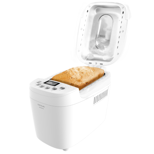 Imagen 2 Panificadora Bread&Co 1500 PerfectCook de 850 W. Elabora panes de hasta 1,5 kg con 15 programas automáticos, 2 resistencias y cubeta apta para lavavajillas.