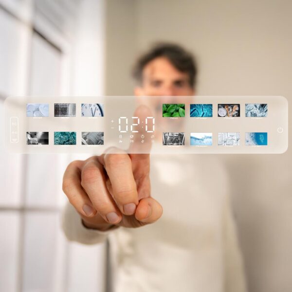 Imagen 8 Lavavajillas Bolero Aguazero 6700 Dark B de 60 cm con capacidad para 15 cubiertos, motor Inverter Plus, eficiencia clase B y 14 programas de lavado avanzados.