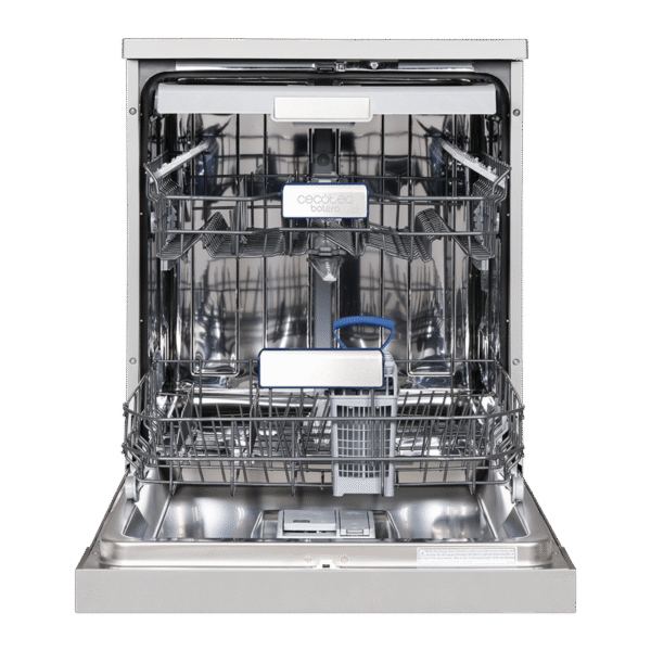 Imagen 3 Lavavajillas Bolero Aguazero 6800 Inox A de 60 cm con Motor Inverter Plus Duo, 14 cubiertos, clase energética A y sistema O2 Dry para un secado eficiente y ahorro.