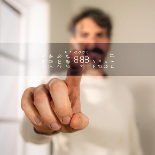 Imagen 8 Lavavajillas Bolero Aguazero 6800 Inox A de 60 cm con Motor Inverter Plus Duo, 14 cubiertos, clase energética A y sistema O2 Dry para un secado eficiente y ahorro.