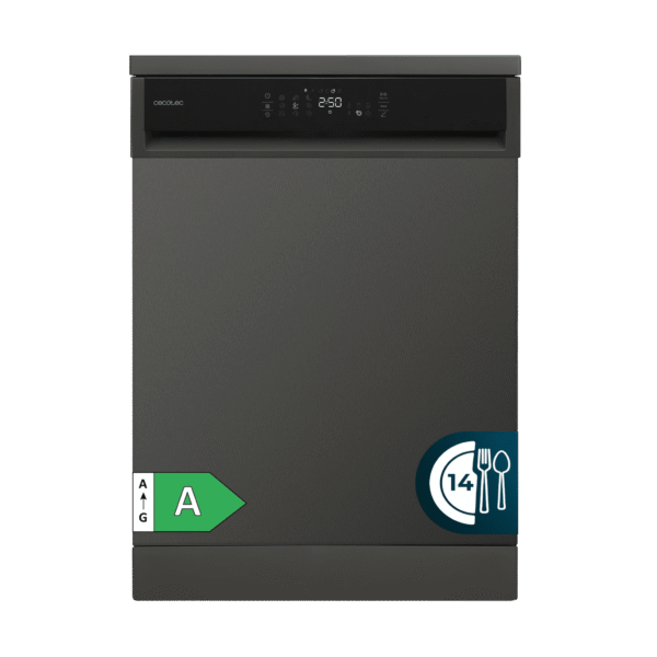 Lavavajillas Bolero Aguazero 6110 Inox de 60 cm con panel táctil y acabado en acero inoxidable