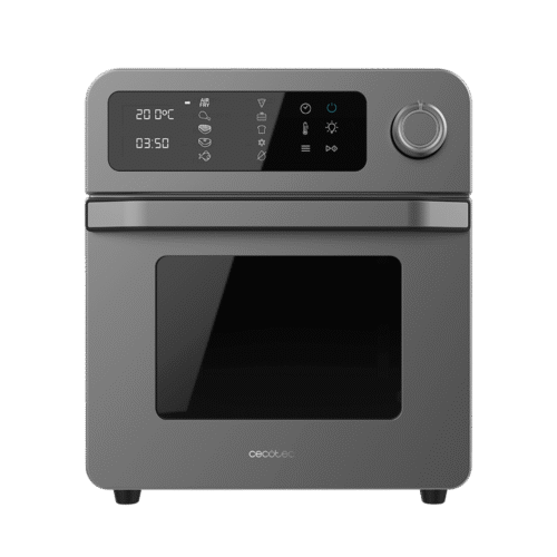Imagen 2 Horno de aire caliente Bake&Fry 1500 Touch Steel de 1700 W y 15 L. Incluye 9 funciones preconfiguradas, pantalla táctil y diseño en acero inoxidable.