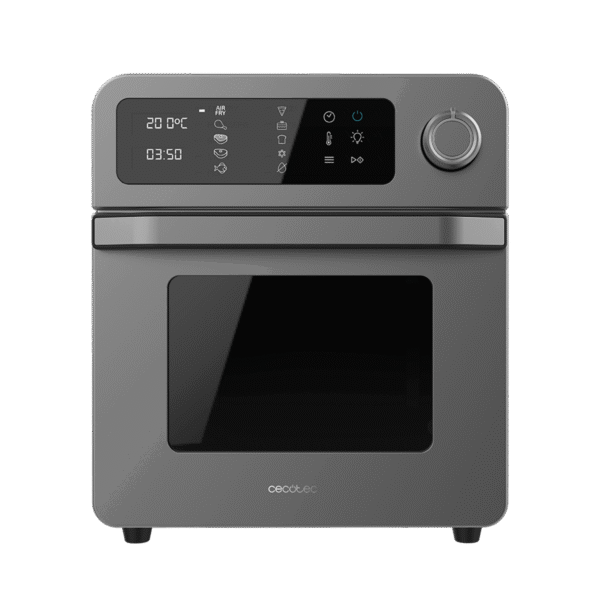 Imagen 2 Horno de aire caliente Bake&Fry 1500 Touch Steel de 1700 W y 15 L. Incluye 9 funciones preconfiguradas, pantalla táctil y diseño en acero inoxidable.