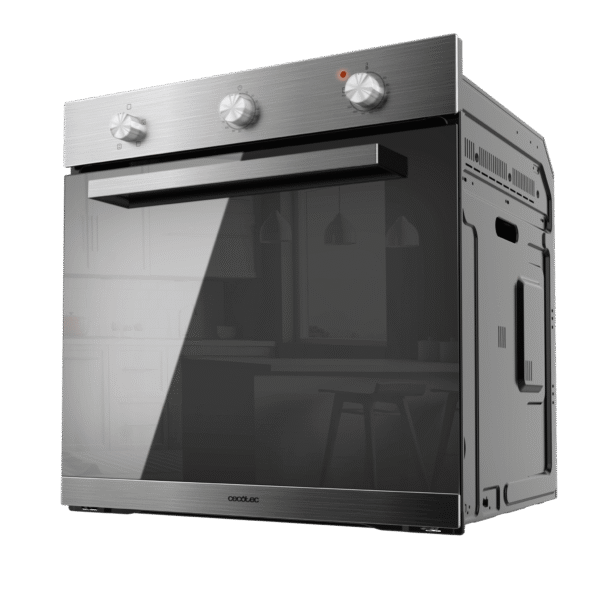 Imagen 3 Horno integrable Bolero Hexa C136000 Mirror Time A con 77 L de capacidad, 2800 W de potencia, 4 funciones de cocción y clasificación energética clase A.