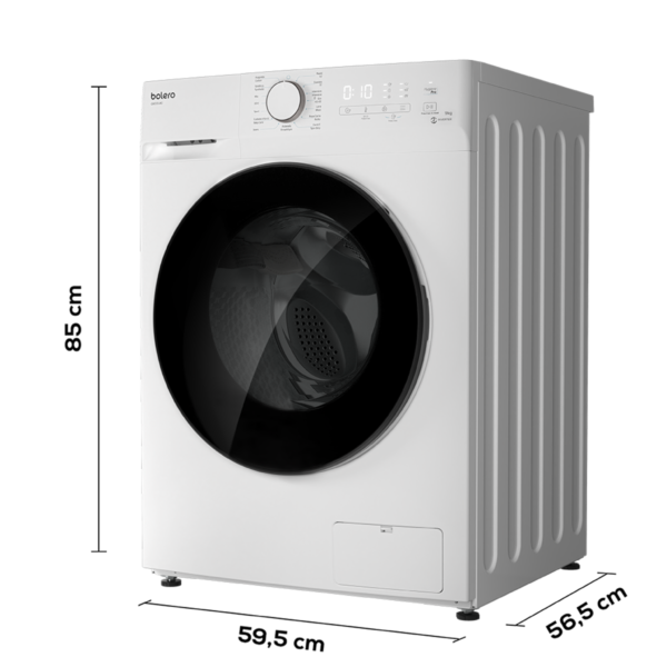 Imagen 5 Lavadora de carga frontal Bolero DressCode 9400 Inverter de Cecotec. Capacidad de 9 kg, 1400 rpm, 15 programas, motor Inverter Plus y clase energética B.