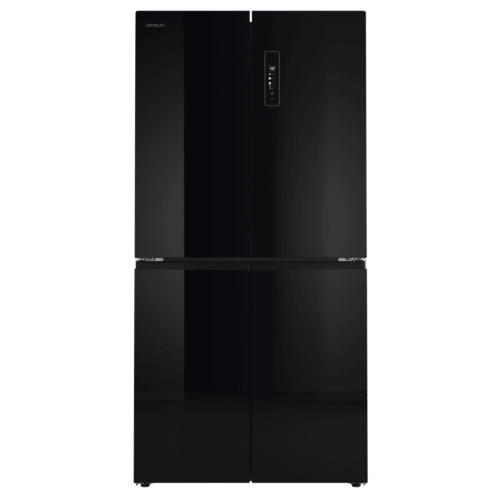 Imagen 2 Frigorífico 4 puertas Bolero CoolMarket 4D 503 Black Glass E de 503L. Incluye compresor Inverter, tecnología NoFrost, MetalFlexCooling y acabado en cristal negro.