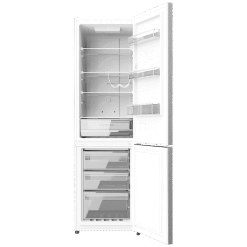 Imagen 2 Frigorífico Combi Cecotec Bolero CoolMarket 250 Inox D de 250L con tecnología Total No Frost, motor Inverter Plus y sistema Multi Airflow para una frescura óptima.