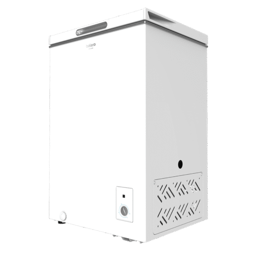 Imagen 2 Congelador horizontal de 99 litros con sistema Dual Function para uso como frigorífico o congelador, control mecánico y eficiencia energética de clase E.