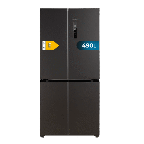 Frigorífico combi retro rojo Cecotec Bolero CoolMarket Combi Origin 294 Red E con sistema Total No Frost